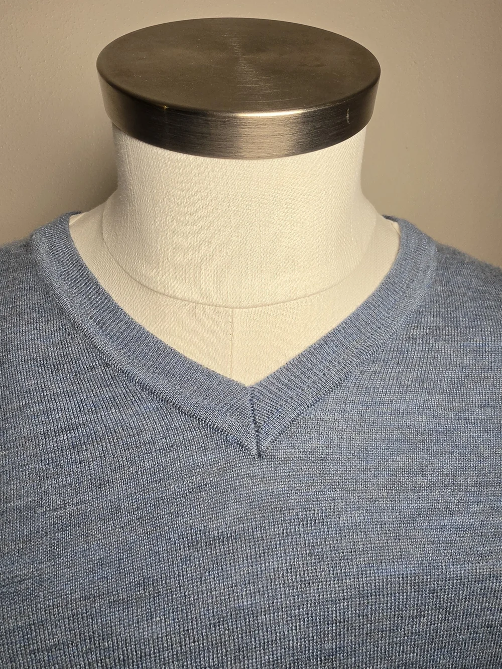 Polo by Ralph Lauren Light Blue V-Neck Men's Sweater